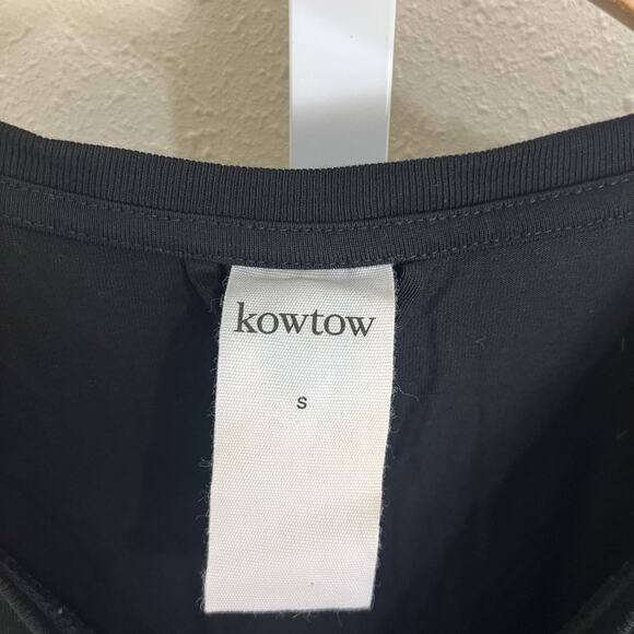 Kowtow Tank Swing Maxi Dress Womens S Small Black Organic Cotton - Picture 4 of 5